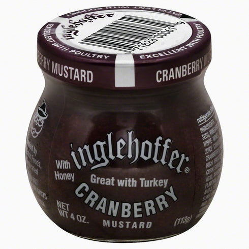 Inglehoffer Mustard Cranberry, 4 oz