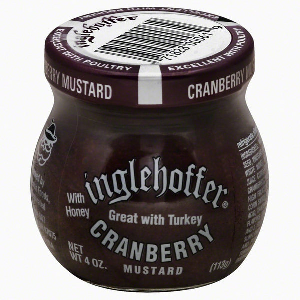 Inglehoffer Mustard Cranberry, 4 oz