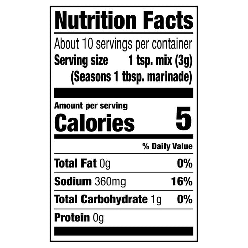 McCormick Grill Mates Brazilian Steakhouse Marinade Mix, 1.06 oz (Pack of 12)