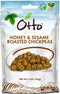 Otto Nuts - Honey & Sesame Roasted Chickpeas, Non-GMO Naturally Vegan Snack,