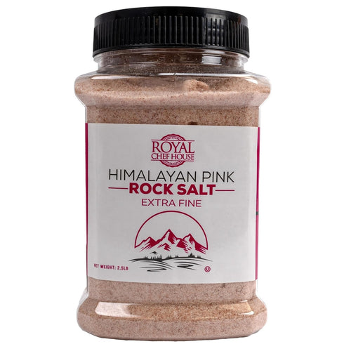 RoyalHouse, Himalayan Extra Fine Pink Salt - 2.5 lbs Extra Fine Bulk
