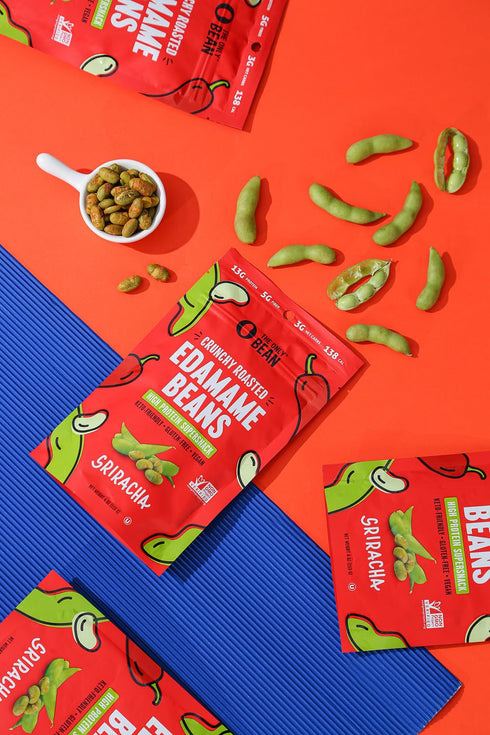 4 OZ The Only Bean Sriracha Roasted Edamame Beans