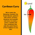 1 Carribean Curry Scotch Bonnet Pepper Sauce by Fat Cat Gourmet | Spicy and Savory | For Grilled Chicken, Steak, Pork