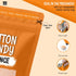 2 LB Oh! Nuts Fresh Cotton Candy Sugar Floss - Orange Flavor- Bulk Bag | Party Flavors for Kids, Adult Birthday Treats