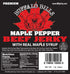 16oz Buffalo Bills Premium Maple Pepper Beef Jerky Pieces (one pound bag in random size pieces)