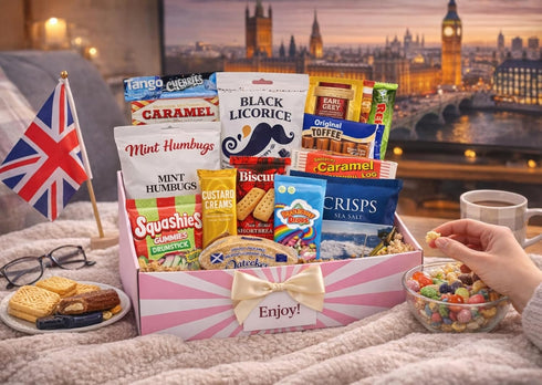 LECSA SPECIALTY SNACKS Package Pack British Snack Care - Variety of Treats from UK - Snack Box for Kids and Adults