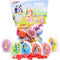 Galerie Bluey Plastic Easter Eggs, Red Hard Candy Pouches Inside, Great for