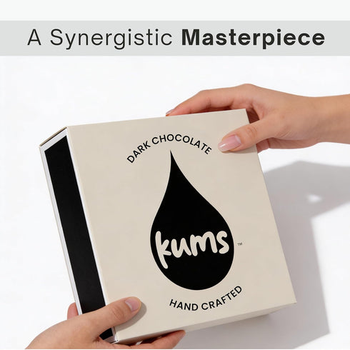 (1 Kums Dark Chocolate Tabs Box) for Men & Women