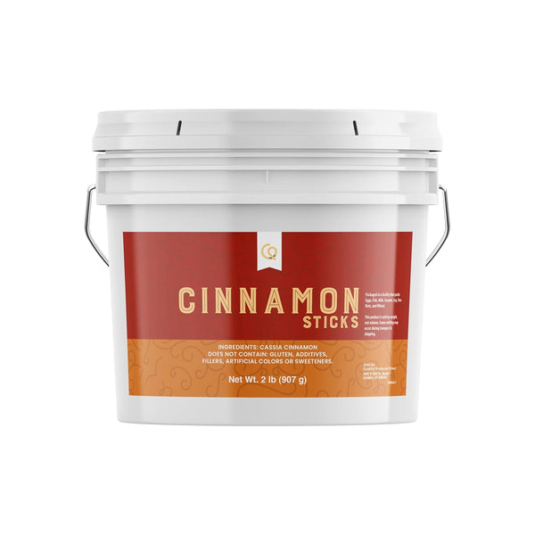 Quality Producer Direct Cinnamon Sticks, 1 Gallon, 3 Length, Gluten-Free, Preservative-Free, BPA-Free Reusable Bucket