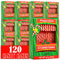 Muchai Innovations Candy Canes Peppermint Flavored 120 Pieces Individually Wrapped Red & White -