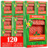 Muchai Innovations Candy Canes Peppermint Flavored 120 Pieces Individually Wrapped Red & White -