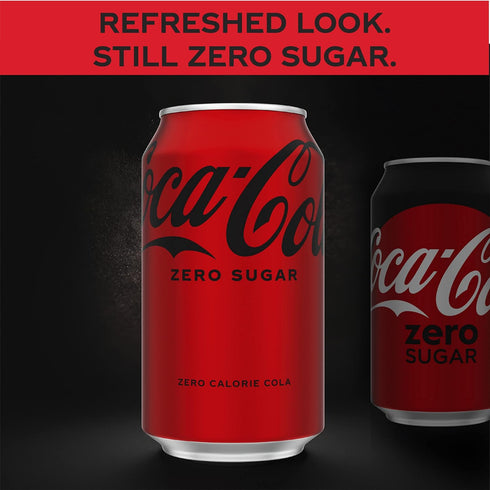 Pack 12 oz, 36 Pack Coca-Cola Zero Sugar Fridge Bundle, fl
