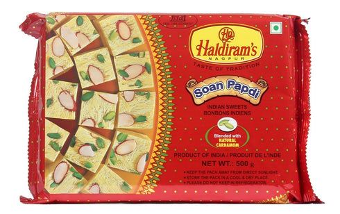Haldiram's 500g Diwali Sweets - Haldiram Soanpapdi, Regular, - Styledivahub