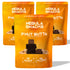 Nebula Snacks PNut Butta Chocolate Bites Zero Sugar Dark Chocolate Bites with