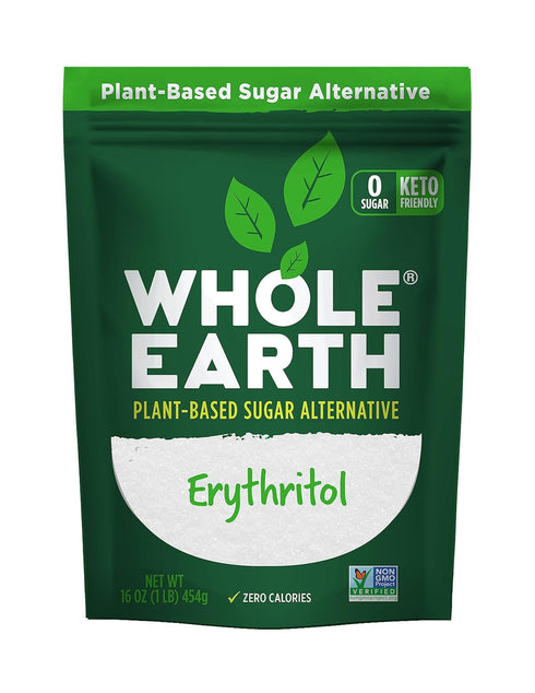 Whole Earth Sweetener Co. 100% Erythritol Sweetener (Keto Sweetener, Natural Sugar Alternative,
