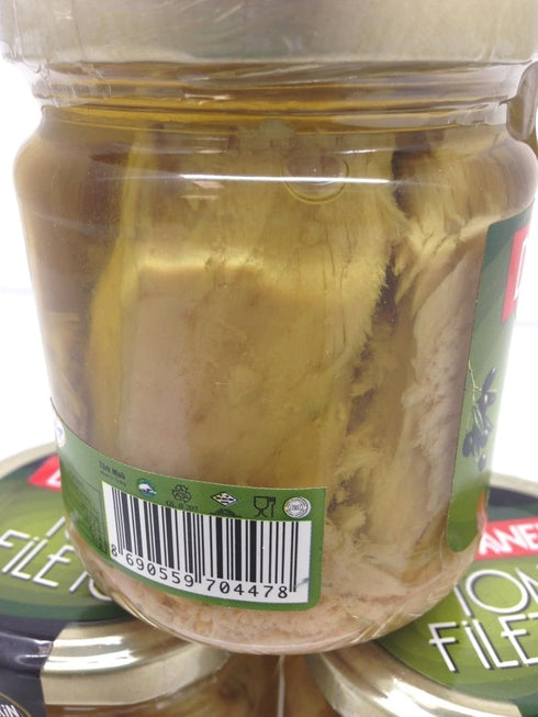Dardanel Ton 3 Tuna Fish in Olive Oil, Fileto, Bottle of Tuna, Turkish