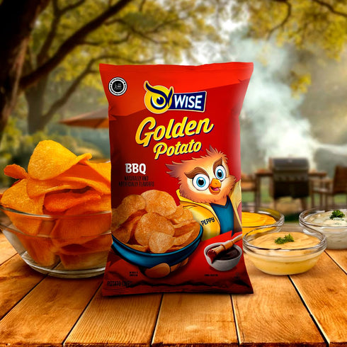 0.75oz (Pack 40) Wise Snacks BBQ Potato Chips, of - Crunchy and Flavorful BBQ, Gluten Free, Non-GMO, Potato Chips