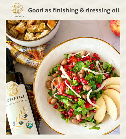Classic Blend Polyphenol Rich Olive Oil and Orange Infused EVOO. For healthy everyday cooking and for gourmet food