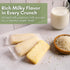 56% 24 Count 2 Pack MILK CLASSIC Korean Milk Cracker Oven Baked Non-Fried Rice Crackers, Individually Wrapped Crispy