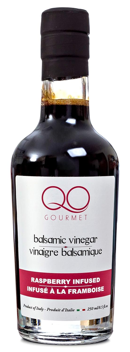 QO Gourmet Thick Flavored Aged Dense Balsamic Vinegar of Modena | High