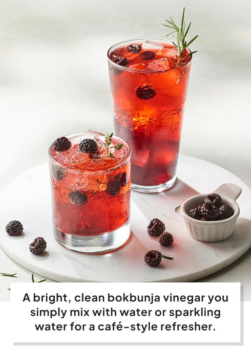 900 mL (30.4 oz) Korean Food O'Food Hongcho Black Raspberry Vinegar Drink - fl Premium Fruit Vinegar Concentrate