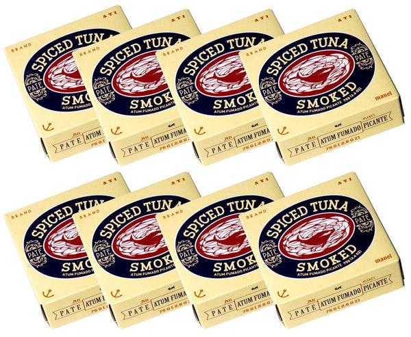 Ati Manel Portuguese Smoked Spiced Tuna Pate | B Vitamins, Omega-3 | Tinned Seafood