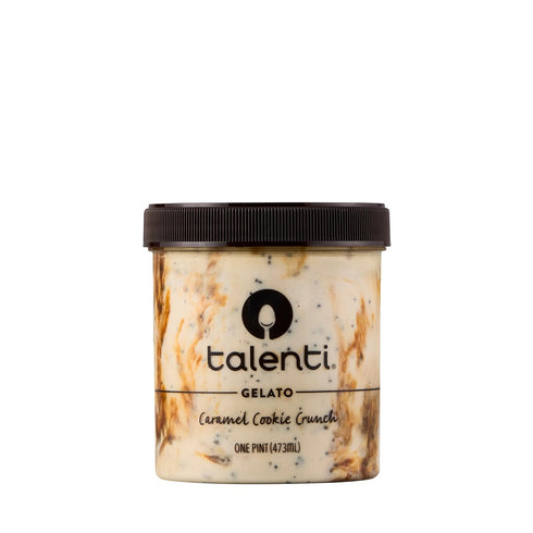 talenti Frozen 1 Gelato For a Delicious Dessert Caramel Cookie Crunch Made with Ingredients pint