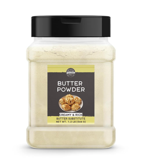 Birch & Meadow Butter Powder, 1.2 lbs, Popcorn Topping, Rich & Creamy,