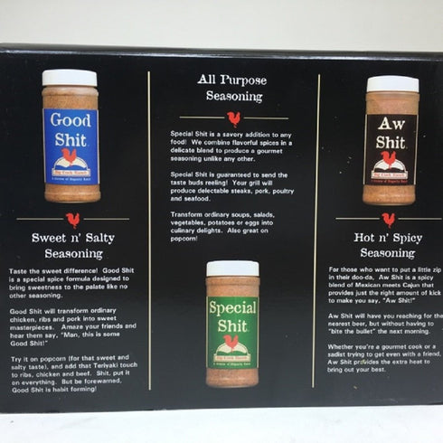 Big Cock Ranch Get Together Spice Kit - Aw Shit, Good - 3 Count (Pack of 1)