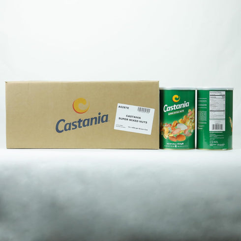 16oz Castania Lebanese Mixed Nuts, Super Extra Mix with Pistachios, Almonds, Cashews, Hazelnuts, Peanuts, Pumpkin