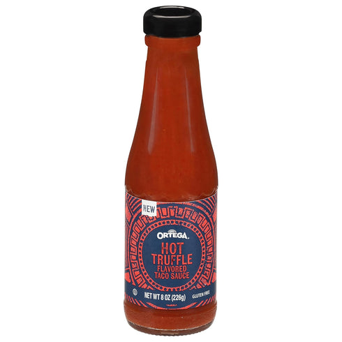 Ortega Hot Truffle Taco Sauce, Sweet and Spicy Sauce and Marinade, 8