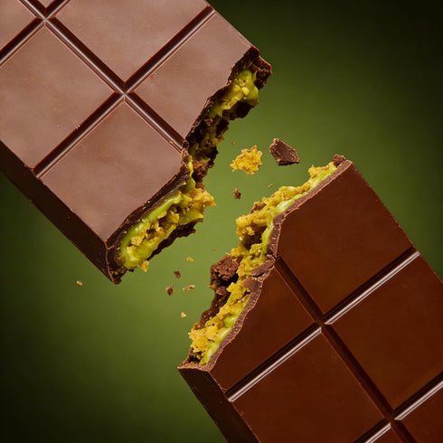 (7oz 200g) Rah Dubai Chocolate Bar Pistachio | Crunchy Loaded Viral Knafeh Chocolate Dubai with Pistachio Cream
