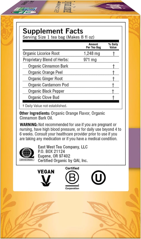16 Count, Packaging Yogi Tea, Egyptian Licorice, May Vary