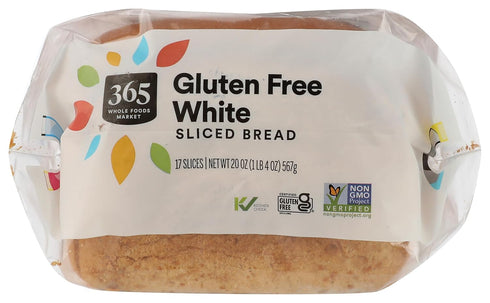 365 by Whole Foods Market 20 , Bread White Gluten-Free, Ounce