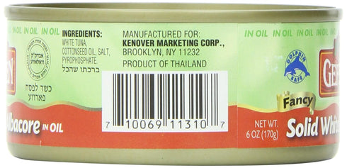 6-ounces (Pack 8) Gefen Tuna Solid White in Oil Passover
