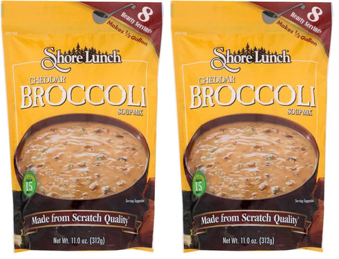 Shore Lunch , Mix Soup Cheddar Broccoli, 11 Ounce (Pack of 2)
