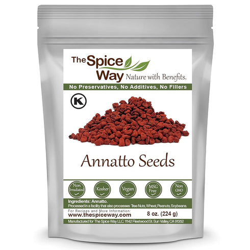 The Spice Way Annatto Seeds - 8 oz, also known as achiote seed
