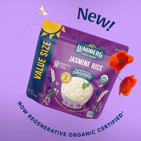 17.3 OZ Lundberg Value Size Regenerative Jasmine Rice