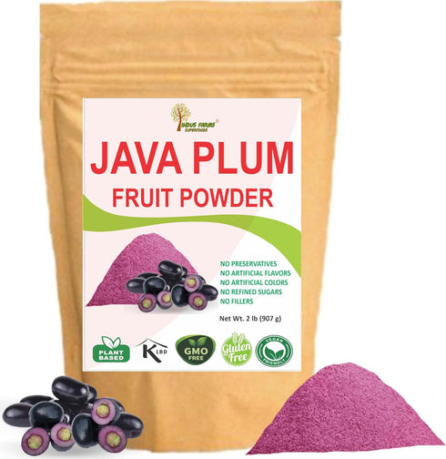 Indus Farms Java Plum Fruit Powder | Exotic sweet-astringent flavor for Baking,