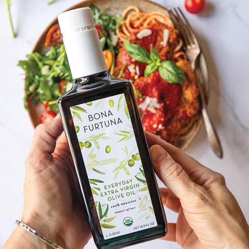 500 ml 100% Everyday Organic Olive Oil From Sicily, Italian Extra Virgin Olive Oil