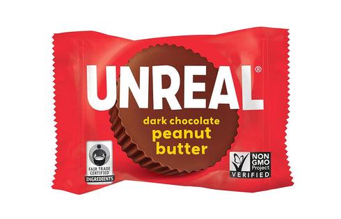 4.2 oz (Pack 6) UNREAL Dark Chocolate Peanut Butter Cups