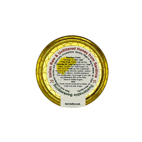 (250gr) 8.8 oz Wild Lavender Organic Raw Honey from Wild Lavender Flowers, Artisanal Fruity and Harmonious Sweet Honey