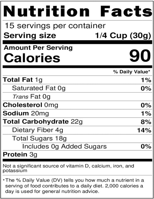 Mulberries 16 Raw Essentials Dried White - Earthy & Slightly Sweet - Perfect for Cereals, Baked Goods, Salads & Trail
