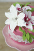 3 Count Global Sugar Art Casablanca, Easter Lily Sugar Cake Flowers, White Extra Large by Chef Alan Tetreault