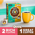 60 Count, (6 Packs 10) The Original Donut Shop Duos Coconut + Mocha Coffee, Keurig Single Serve K-Cup Pods, Medium