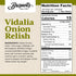 1946 (8oz) Braswells Sweet and Savory Gourmet Vidalia Onion Relish Small-Batch, Renowned Specialty, Made in USA, Since