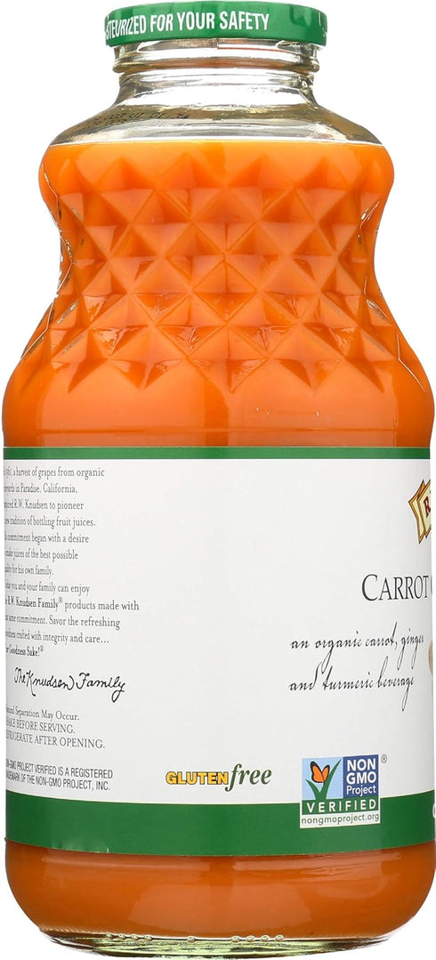 Knudsen Organic Ginger Carrot Juice - Refreshing Beverage