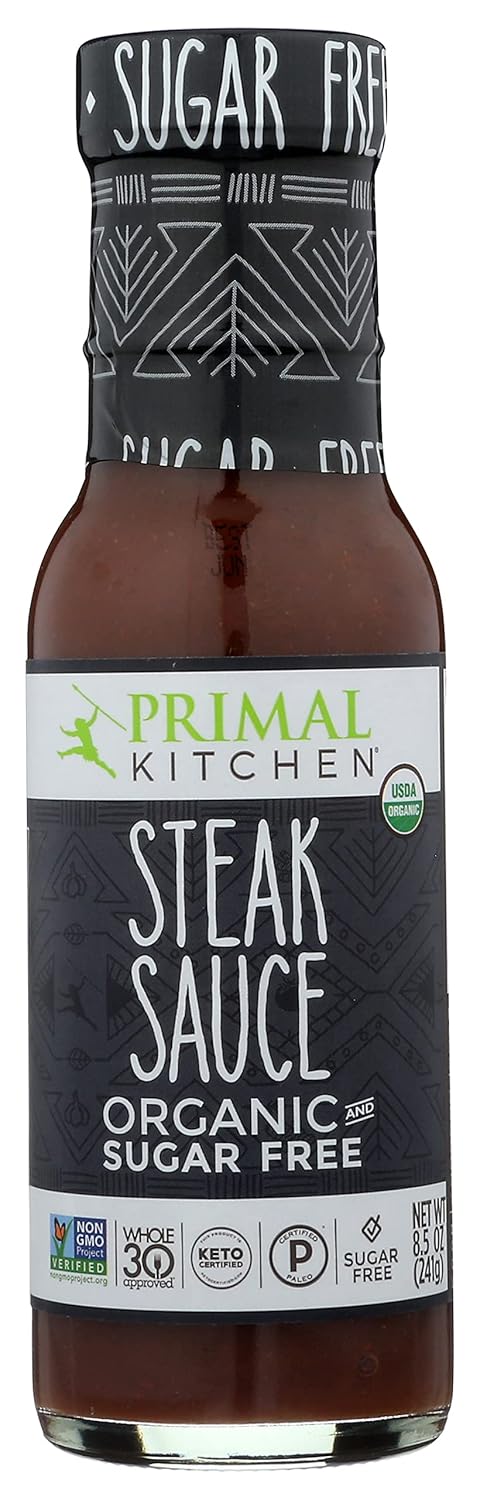 Primal Kitchen Sauce Steak Org Sf, 8.5 Oz (Pack Of 6)