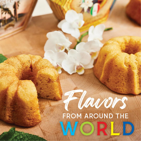 TORTUGA Hawaiian Pineapple Rum Cake - 4 oz Premium Gourmet Gift for Stocking Stuffers, Christmas Gifts, Gift Baskets