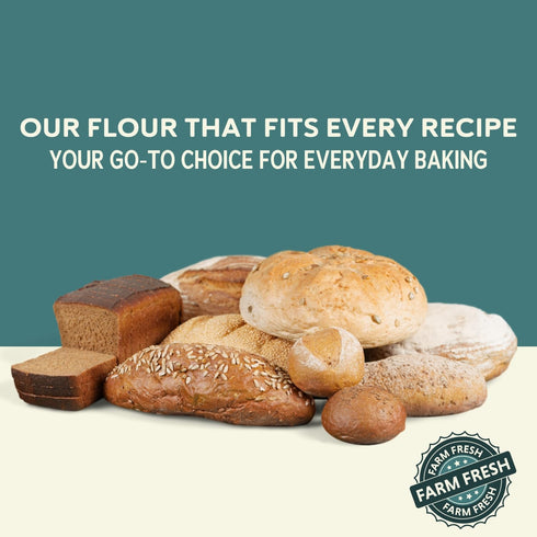 5 lbs Fairhaven Mill Fine Ground Whole Grain Rye Flour - USDA Organic Certified and Non-GMO - Ideal for Pumpernickel
